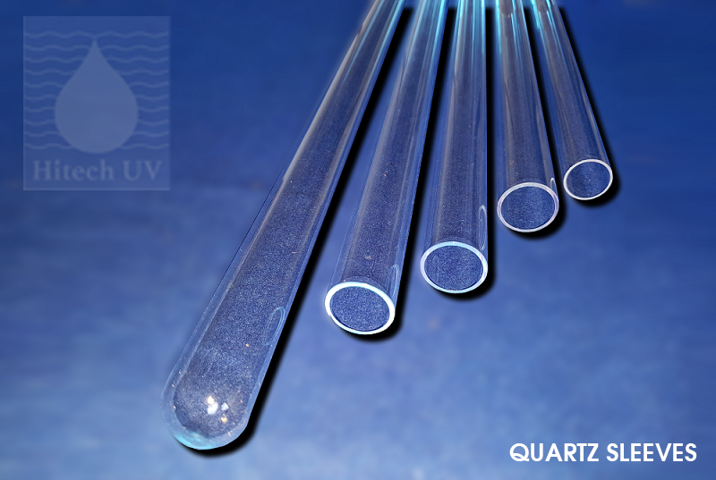 Quartz Sleeves crystal clear glass tube for Germicidal UV Lamps
